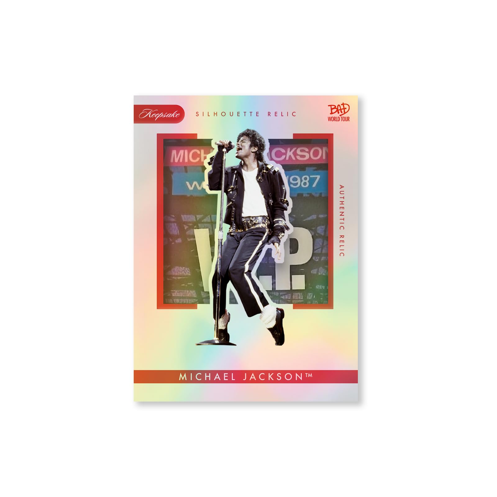 Michael Jackson Bad World Tour - Caja de recuerdo Holo Breaker